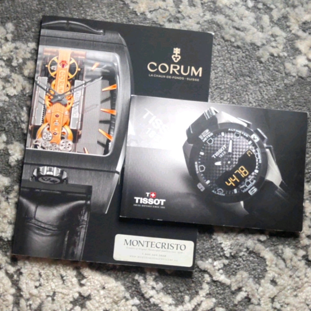 Corum and Tissot Catalogue